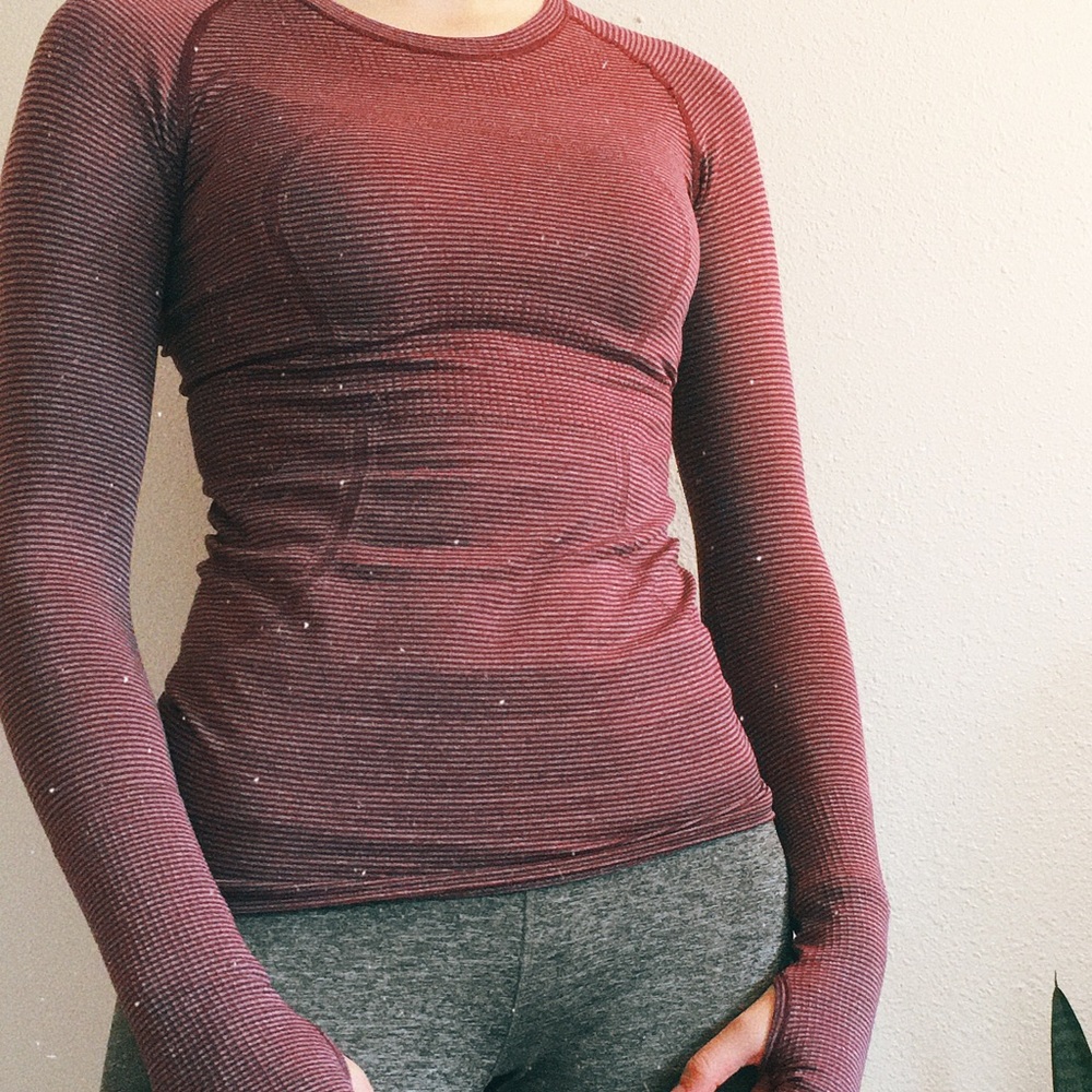 Lululemon Athletica long sleeve top.